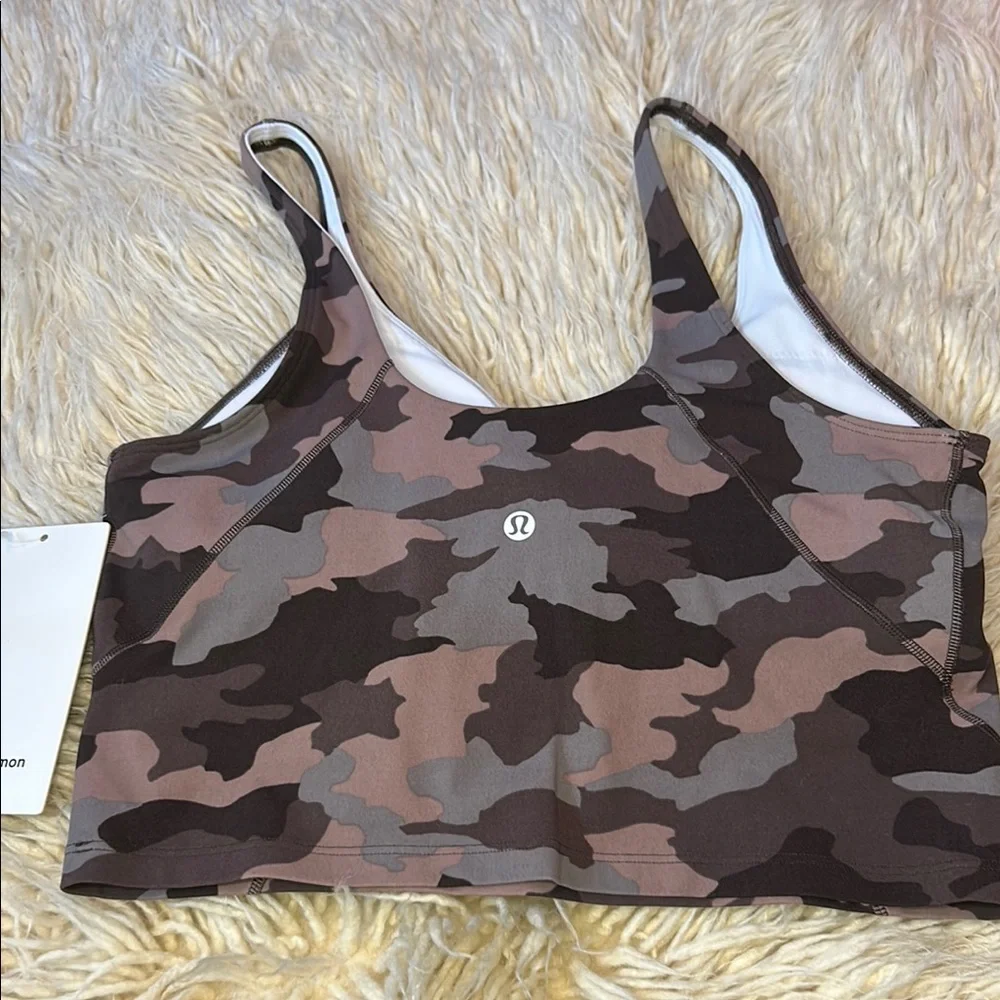 Camo Print Sports Bra - Picture 4 of 4